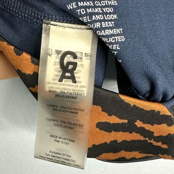 Good American Oasis Leopard Sports Bra Size small (2) - Picture 8 of 9